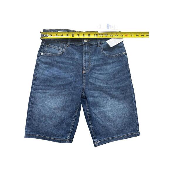 Women’s Calvin Klein Shorts Size 18 Blue Denim Slim Fit New - Picture 3 of 5